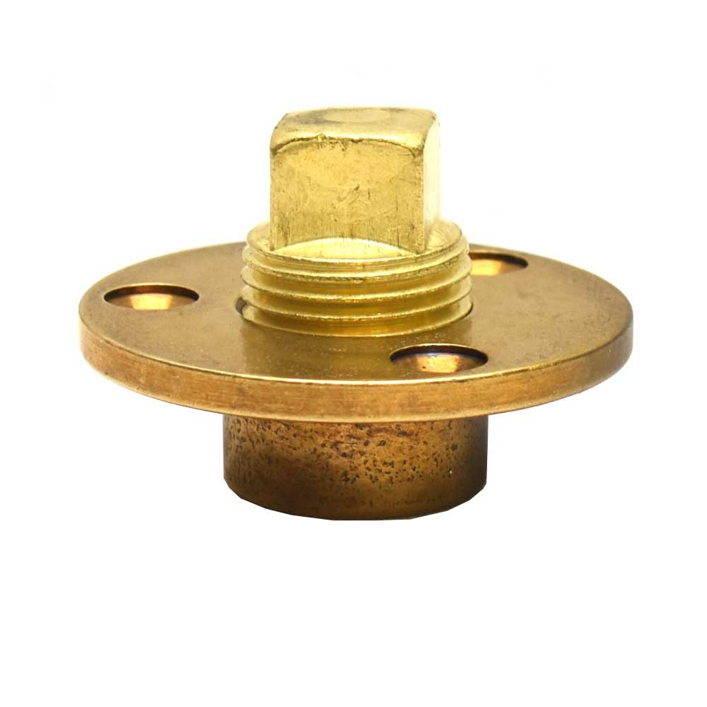 Perko Boat Garboard Drain Plug 0714DP1PLB | Cruisers Bronze/Brass