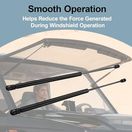 2Pcs 7043889 Front Window Lift Support Windshield Tipout Fit for Gas Shock