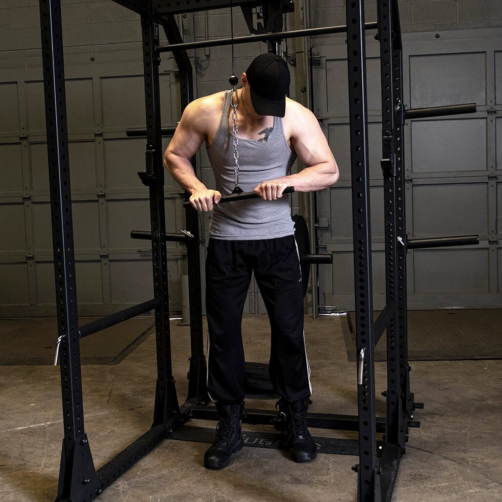 Rugged Power Rack Lat Attachment