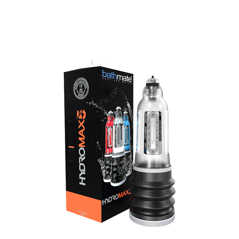 BATHMATE HYDROMAX 5 CLEAR HYDROPUMP WATER PENIS ENLARGER