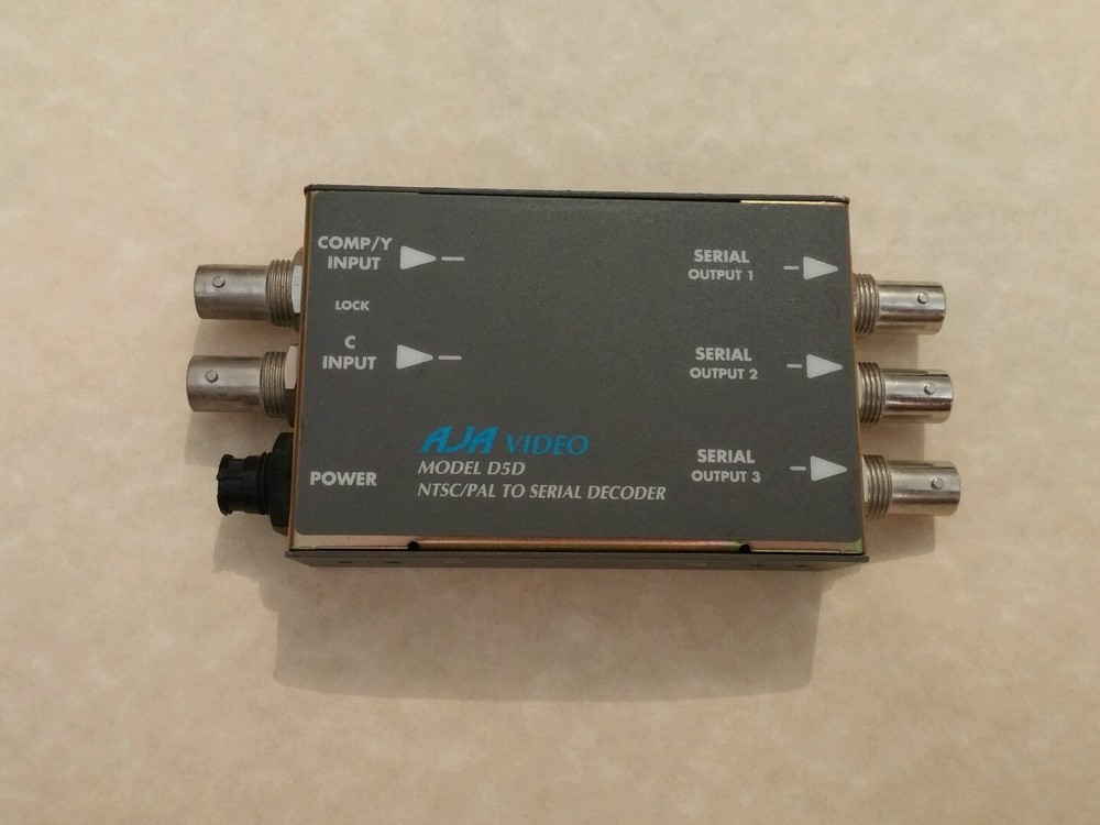 AJA D5D NTSC/PAL TO SDI Decorder