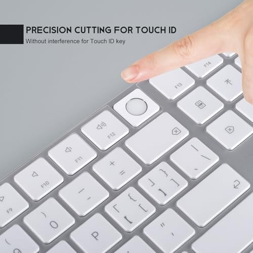 Keyboard Cover Skin Compatible with 2024 Magic Keyboard with Numeric Keypad