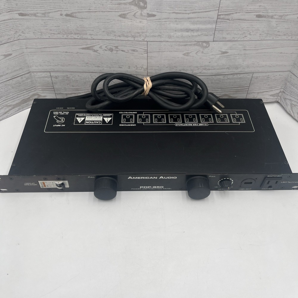 American Audio PDP-850 Power Distribution Panel – Used, Fully Working