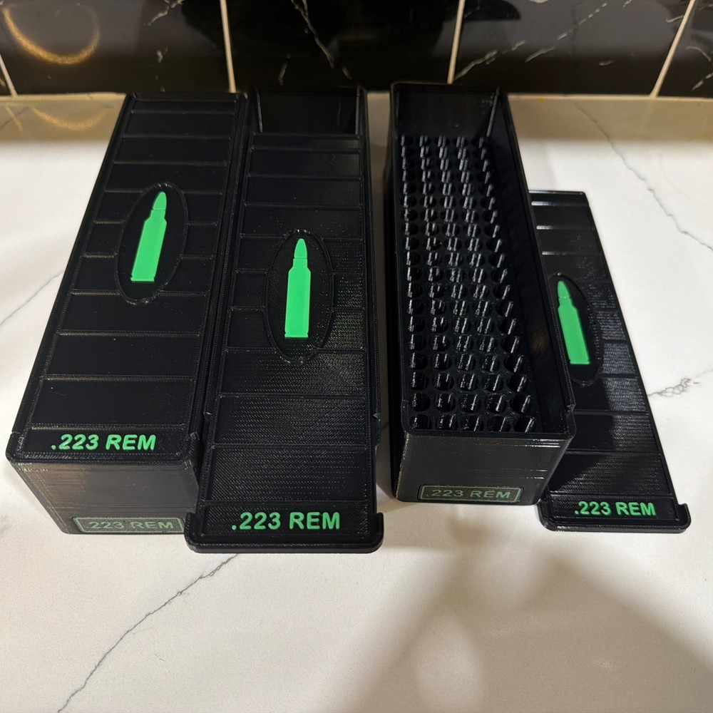 .223 / 5.56 Ammo Box 100rd Capacity (3 Pack)