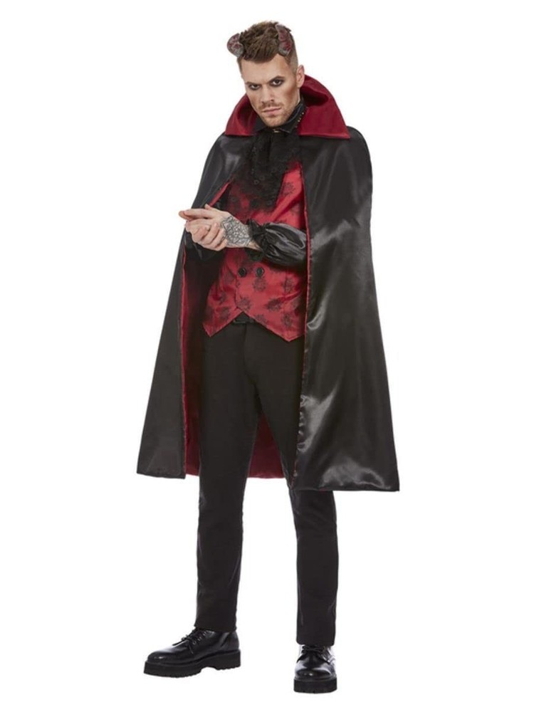 Smiffys Devil Costume, Red & Black (Size XL)
