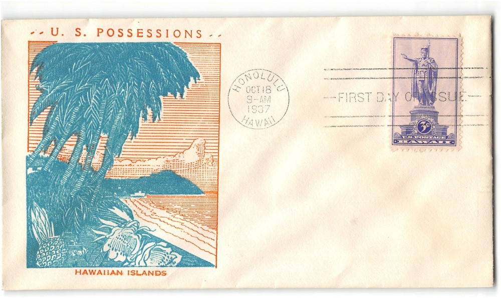 US #799 FDC, 1937, Bronesky
