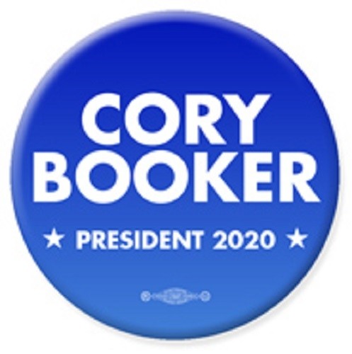 2020 Cory Booker For President Campaign Button