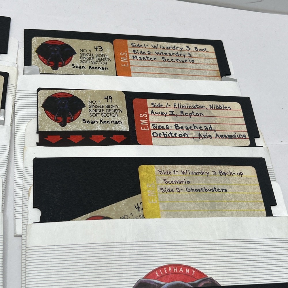 Brand Vintage Elephant Memory Systems Floppy Disk USED