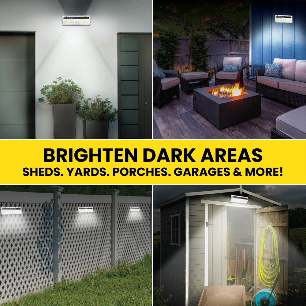 Bell + Howell Solar Bionic Outdoor with Motion Sensor XL Wall Light
