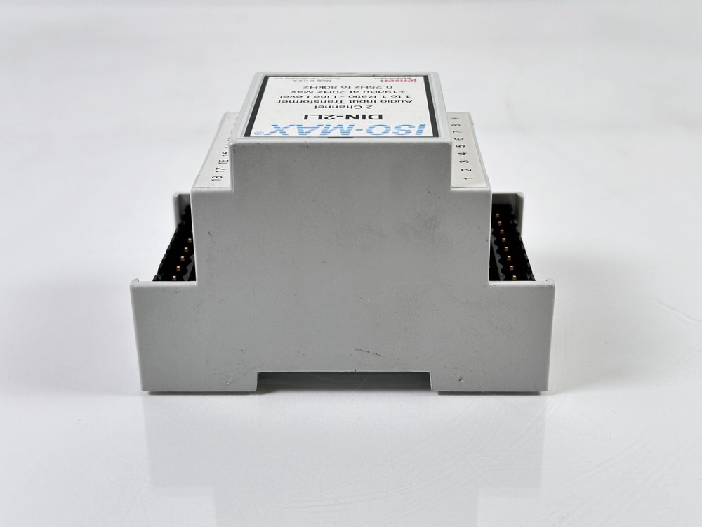 Jensen Transformers Iso-Max DIN-2LI - 2-Channel Line-Input Isolator (DIN Rail)