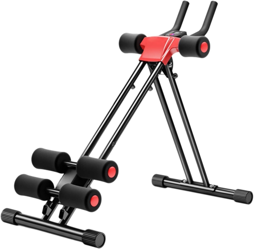 Adjustable Ab Trainer, Foldable Ab Machine for Home Gym Beginners
