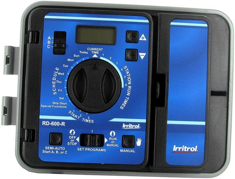 RD600-EXT-R Rain Dial 6 Station Outdoor Irrigation Controller