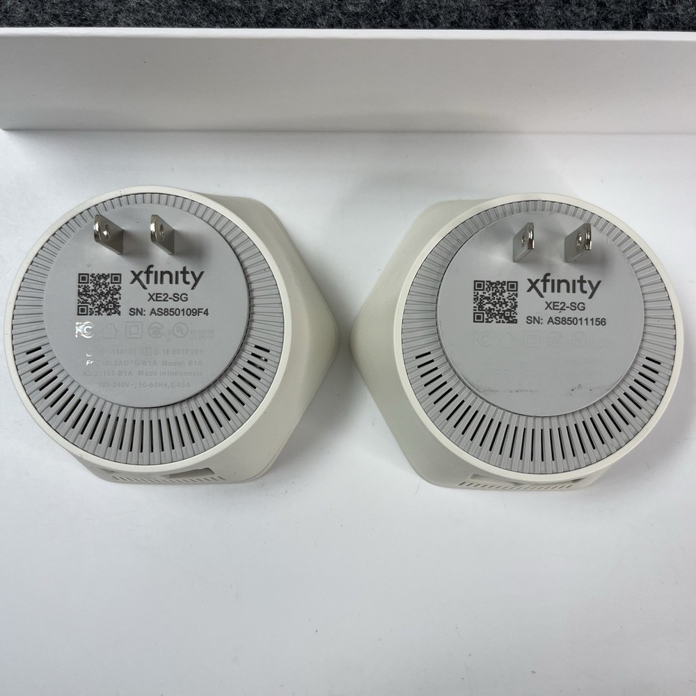 Xfinity Comcast xFi Pod 2nd Gen Model XE2-SG WiFi Network Extender 2-Pack