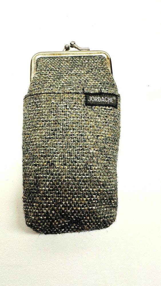 Vintage Jordache Tweed Cigarette Case