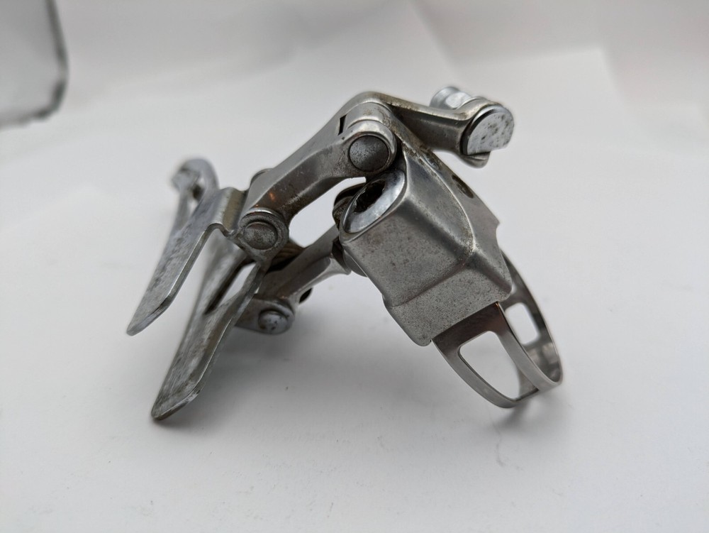 SUNTOUR CYCLONE FRONT DERAILLEUR JAPAN MAEDA 28.6 SILVER BOTTOM PULL