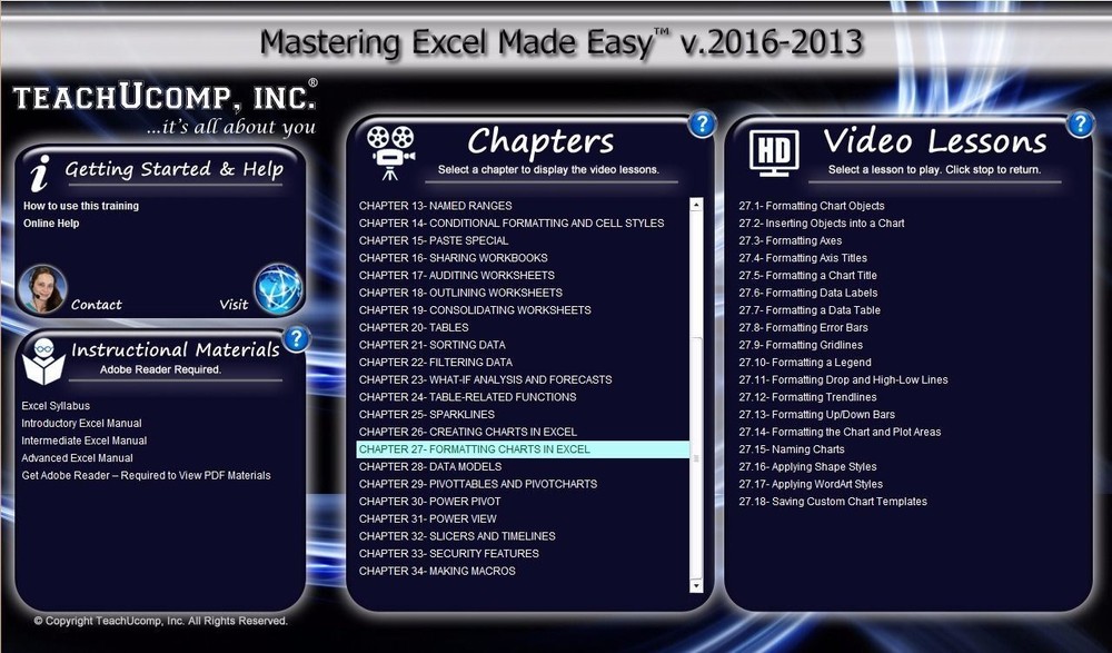 ACCESS EXCEL WORD POWERPOINT 2016/2013 Training Tutorial DVD-ROM Course 42 Hours