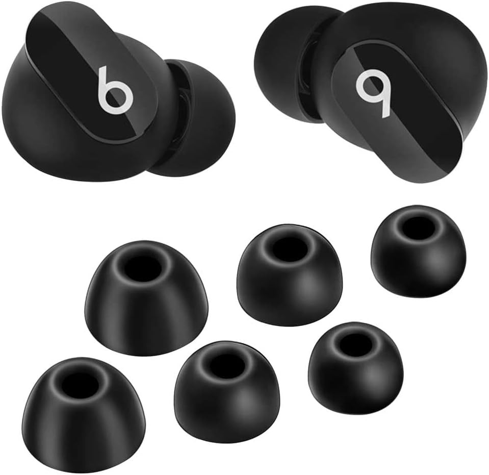 Replacement Eartips for Beats Studio Buds/Fit Pro/Studio Buds+, Silicone Earbuds