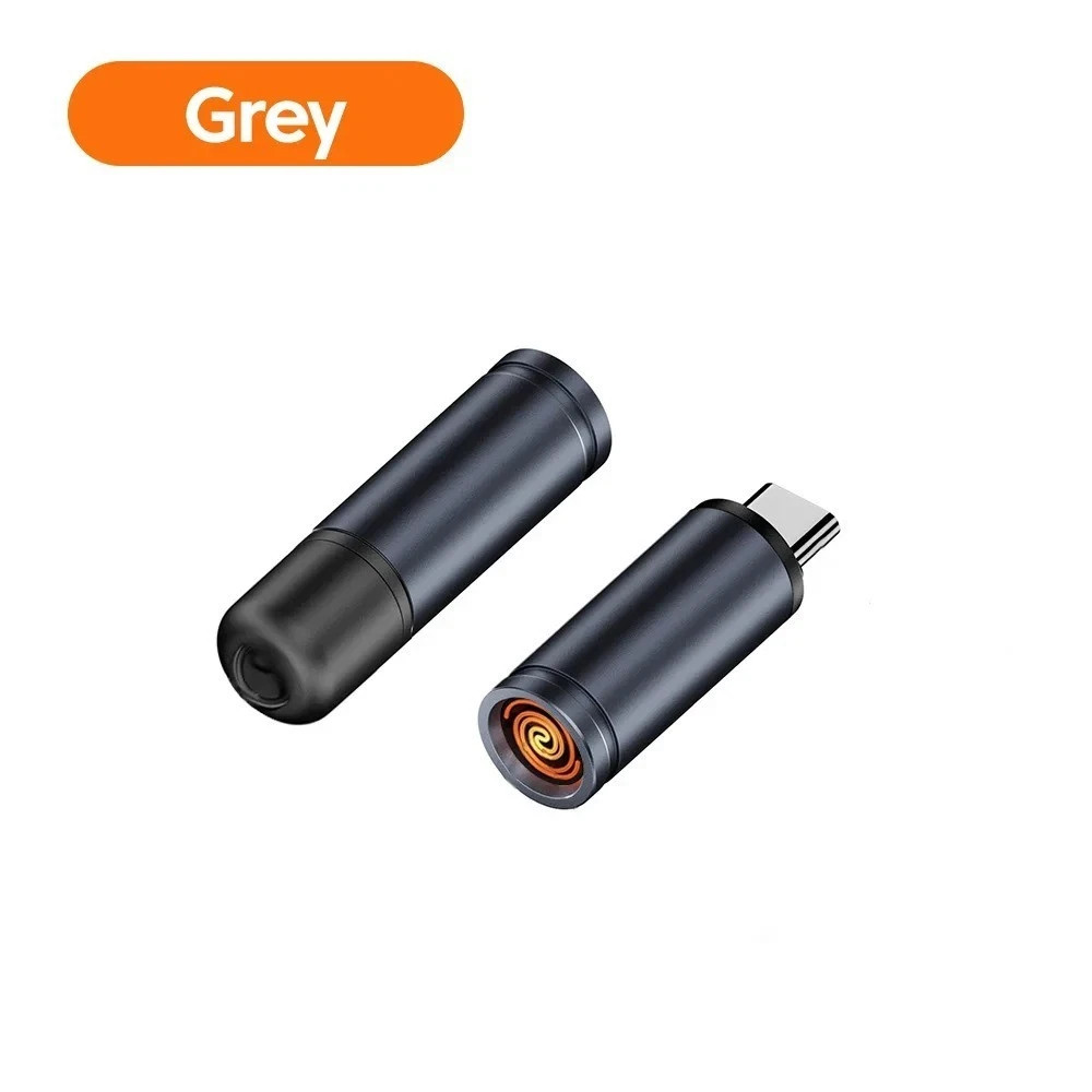 USB Type-C Mobile Phone Cigarette Lighter Air Blowing Portable Mini Lighter NEW