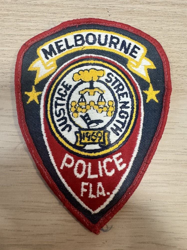 Melbourne Fla Police Shoulder Sew On Patch