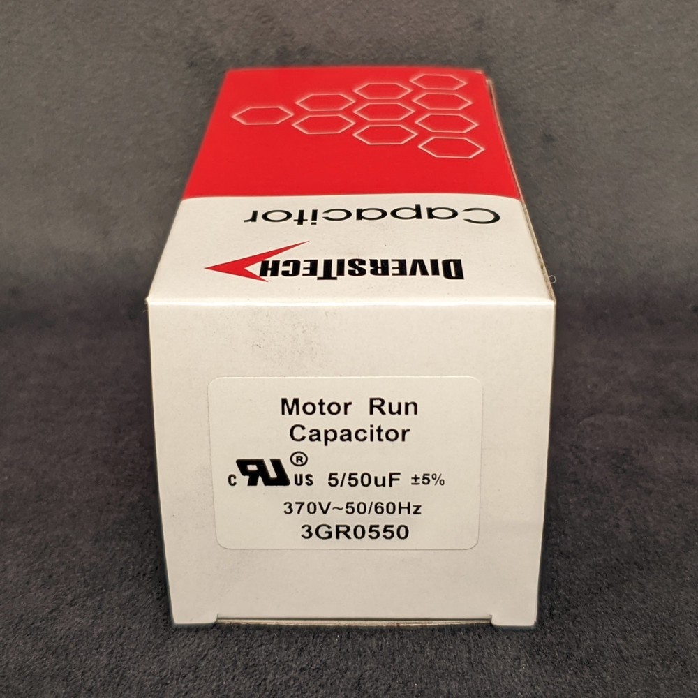 ~Discount HVAC~ DE-3GR0550 - Diversitech - Motor Run Capacitor - Round