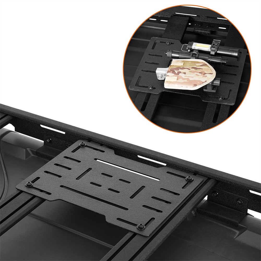 Universal Fitment Versatile Roof Rack Mount Panel Fuel Container Mount Bracket