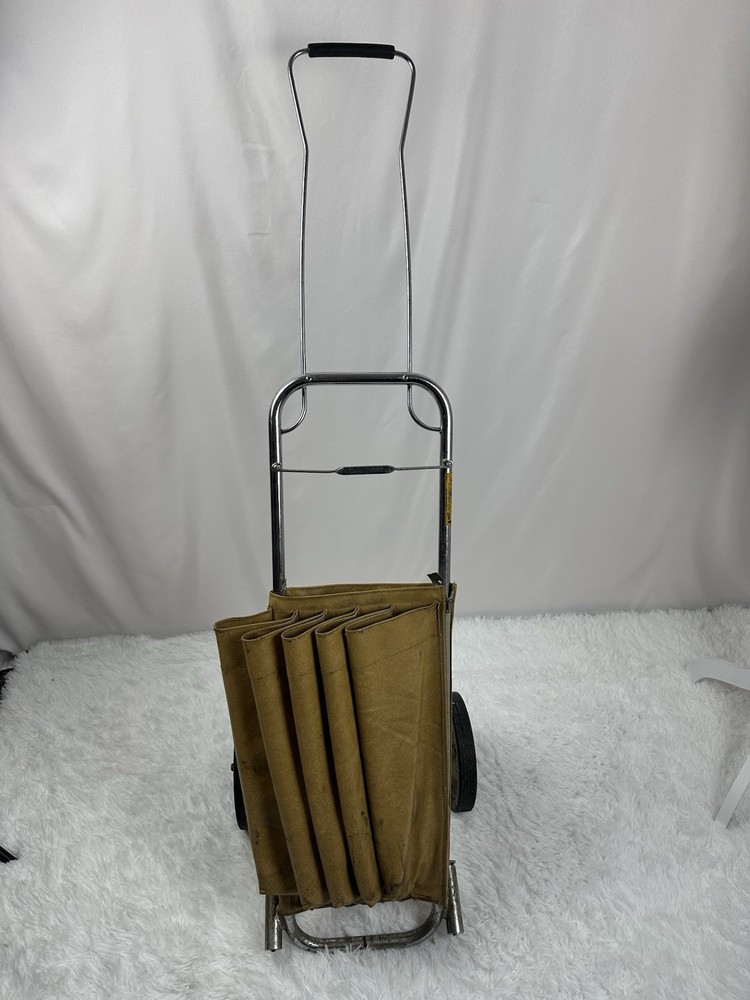 Rare Vintage 4 Way Sit N Rest Golf Cart Bag Push/Pull