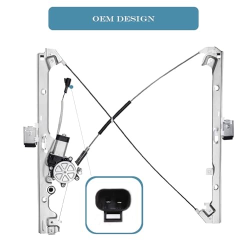 Front Left Driver Side Power Window Regulator and Motor Assembly 741-644