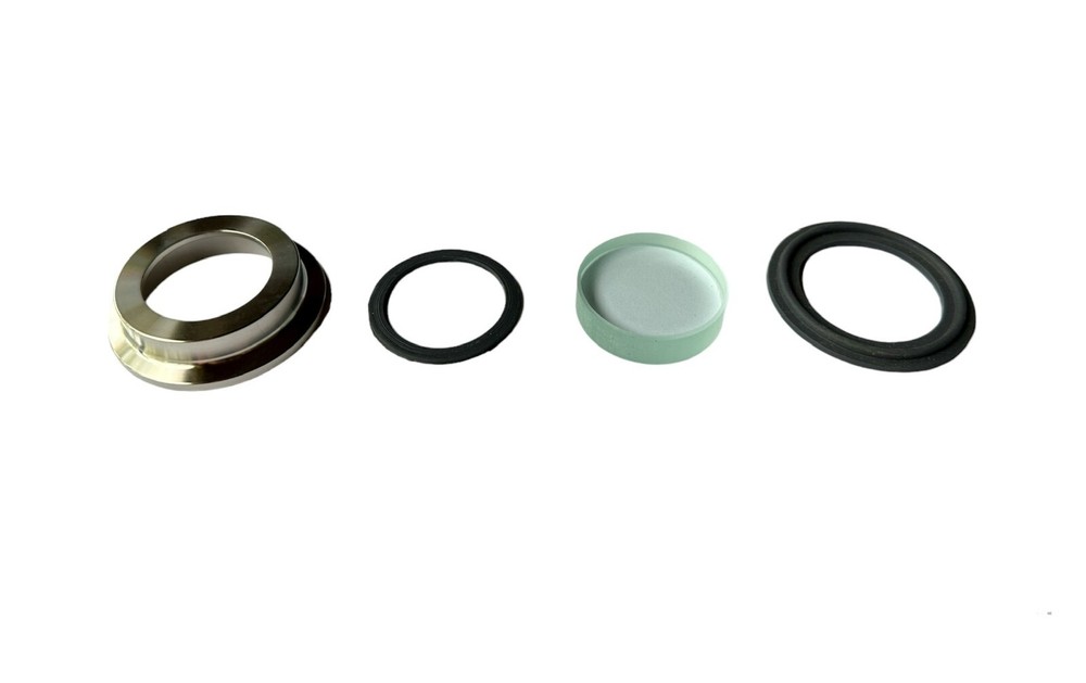 Borosilicate Flat Tri-Clamp End Cap Sight Glasses For Extractor Lids