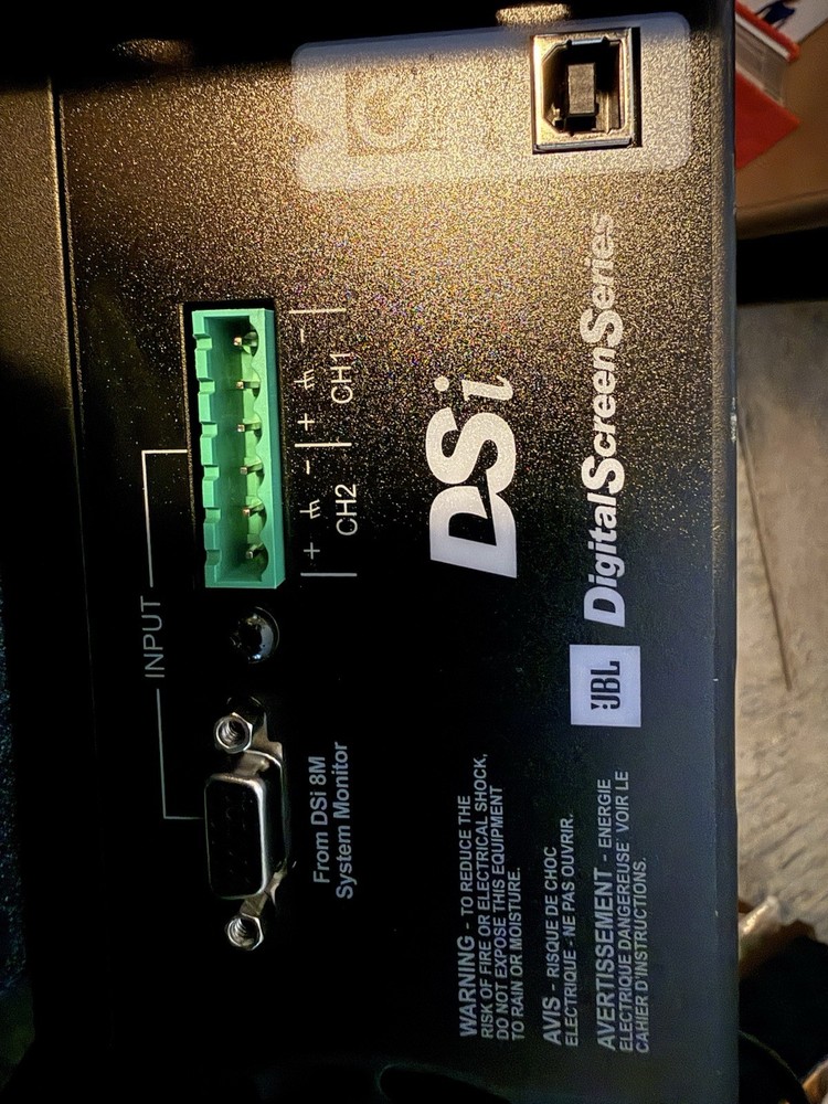 Crown DSi4000 2-Channel Power Amplifier Untested Sold As Is ￼ Powers On