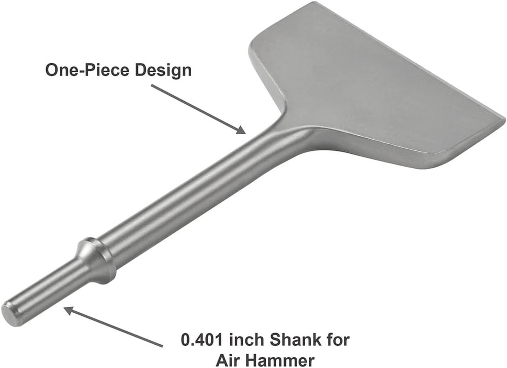 4 Inch Wide Air Chisel Bit, Pneumatic Tile & 4 Bit