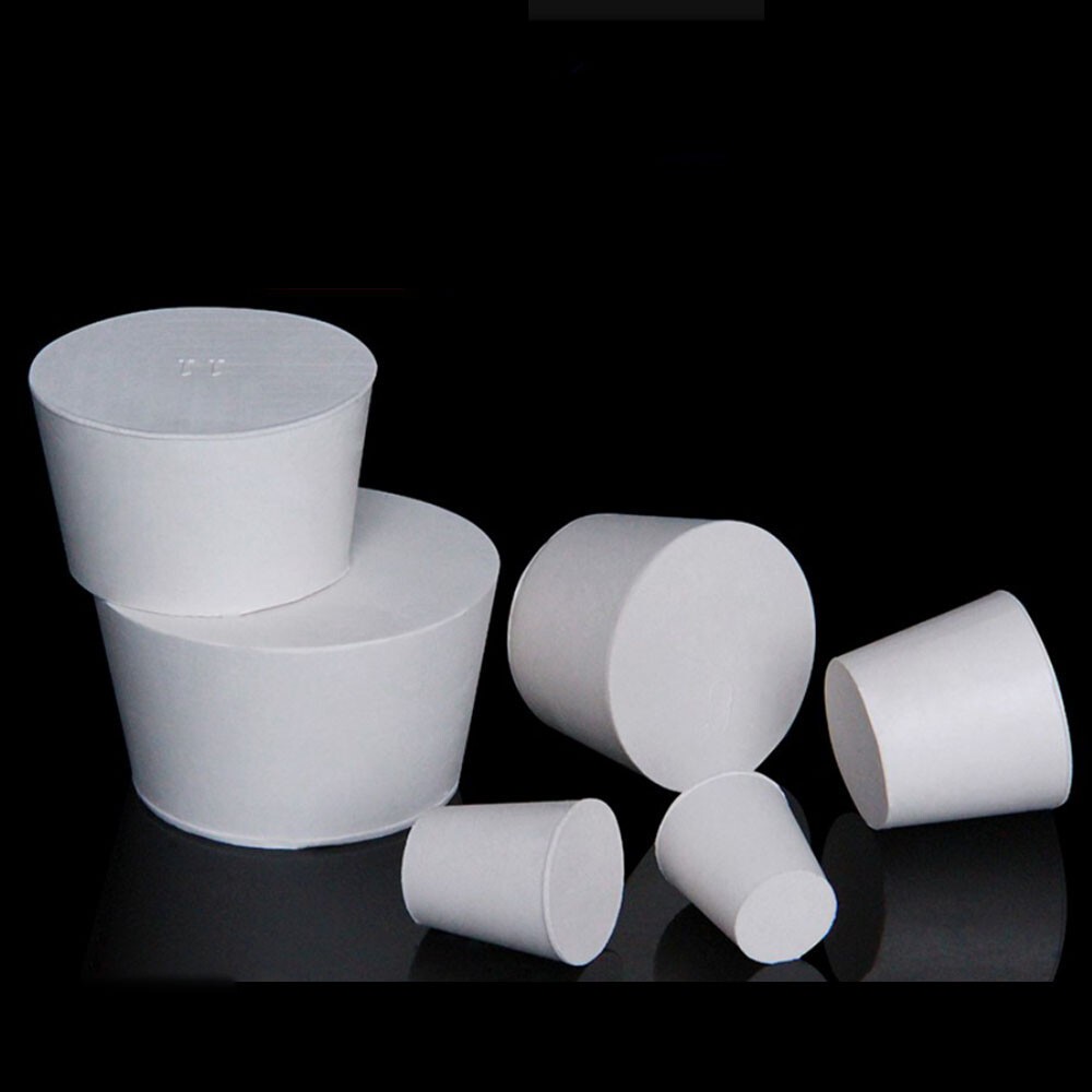Rubber Stopper Bungs Laboratory Solid Hole Stopper Tapered Plugs Various Sizes
