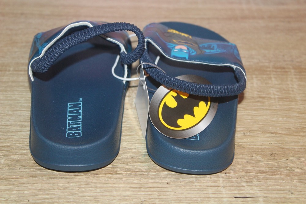 Batman Toddler Boys Slide Sandals with Heel Strap DC Comics