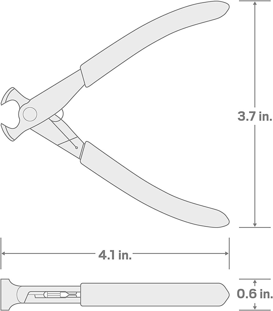 TEKTON Mini End Cutting Pliers | PMN64001 END NIPPERS
