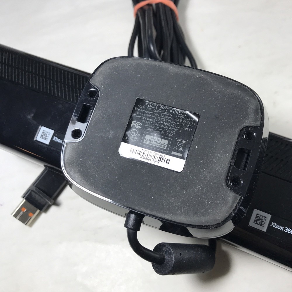 Microsoft Xbox 360 Kinect Motion Camera Sensor Bar w/ 2 Games BUNDLE Bowling