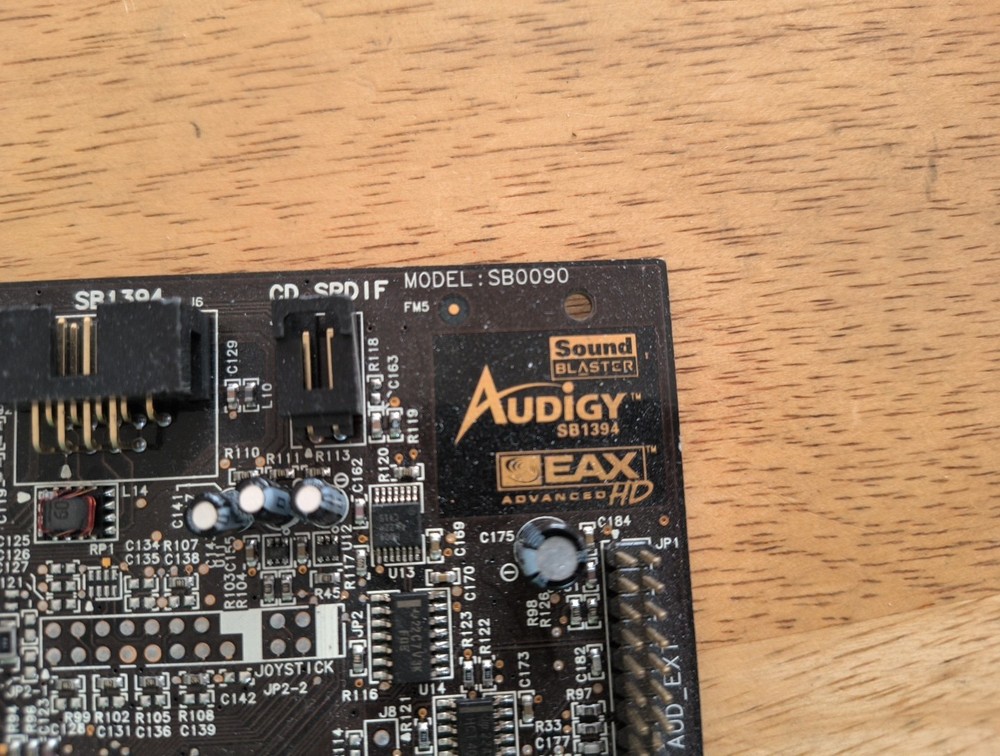 Creative Sound Blaster Audigy Sb0090 Untested