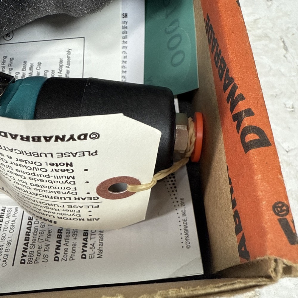 Dynabrade 51410 7° Offset Mini Dynorbital Random Orbital Sander 3/16" NEW