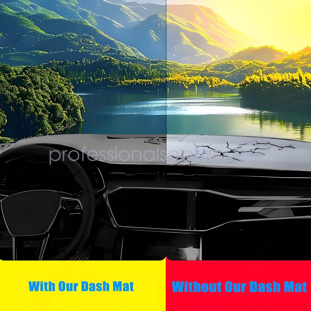 For 2013-2017 Lexus ES350 Leather Dashboard Dash Cover Dashmat Carpet Pad