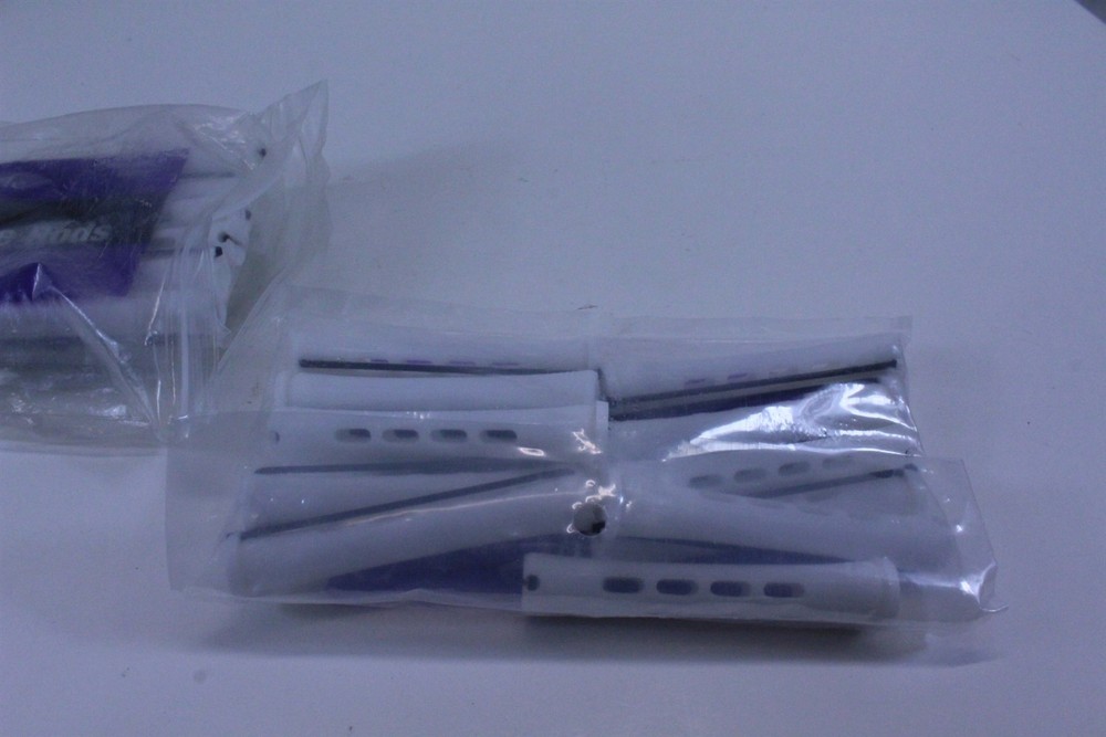 EZ Flow White Long Cold Wave Rods 3 Packs with 12 Each