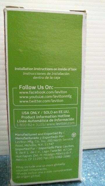 Leviton 3-way Light Switch (CS315) FS