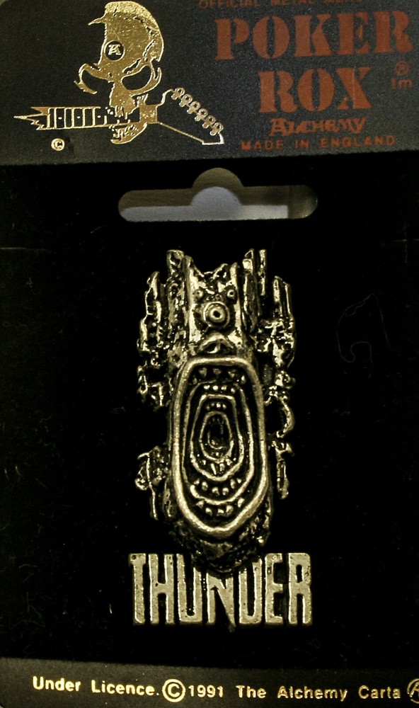 Poker Rox THUNDER Pin Clasp RARE!!  PC258