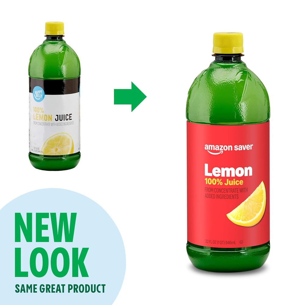 , Lemon Juice, 100% Juice, 32 Fl Oz