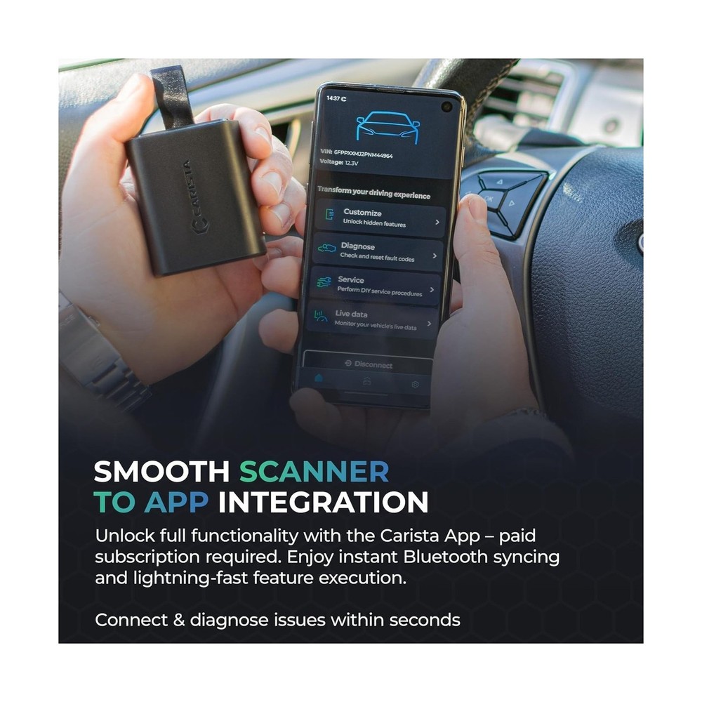 Carista EVO - Bluetooth OBD2 Scanner - Car Diagnostic Tool & Code Reader with...