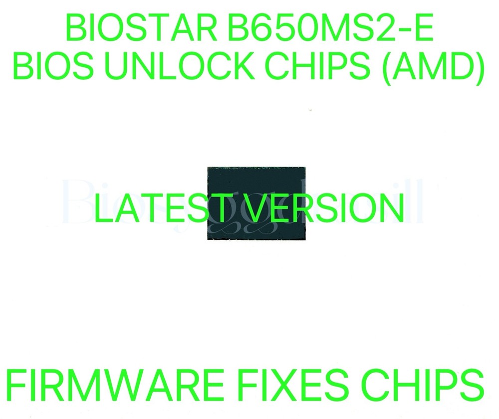 BIOSTAR B650MS2-E, NO PASSWORD FIRMWARE FIXES BIOS CHIP LATEST VERSION (AMD)