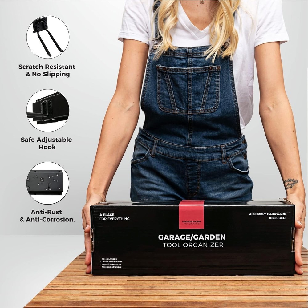 Garage Tool Organizer Wall Mount, 48"