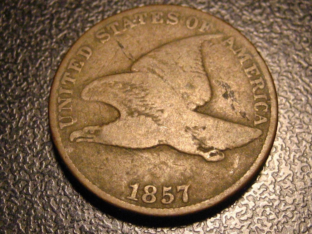 1857 Flying Eagle Cent VG