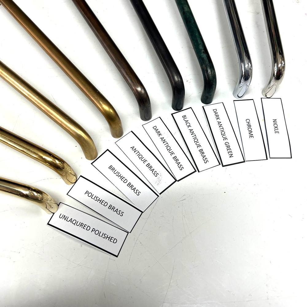 2 RUSTIC heavy Brass Stunning Large Octopus Solid Door Handle grab PULLS aged