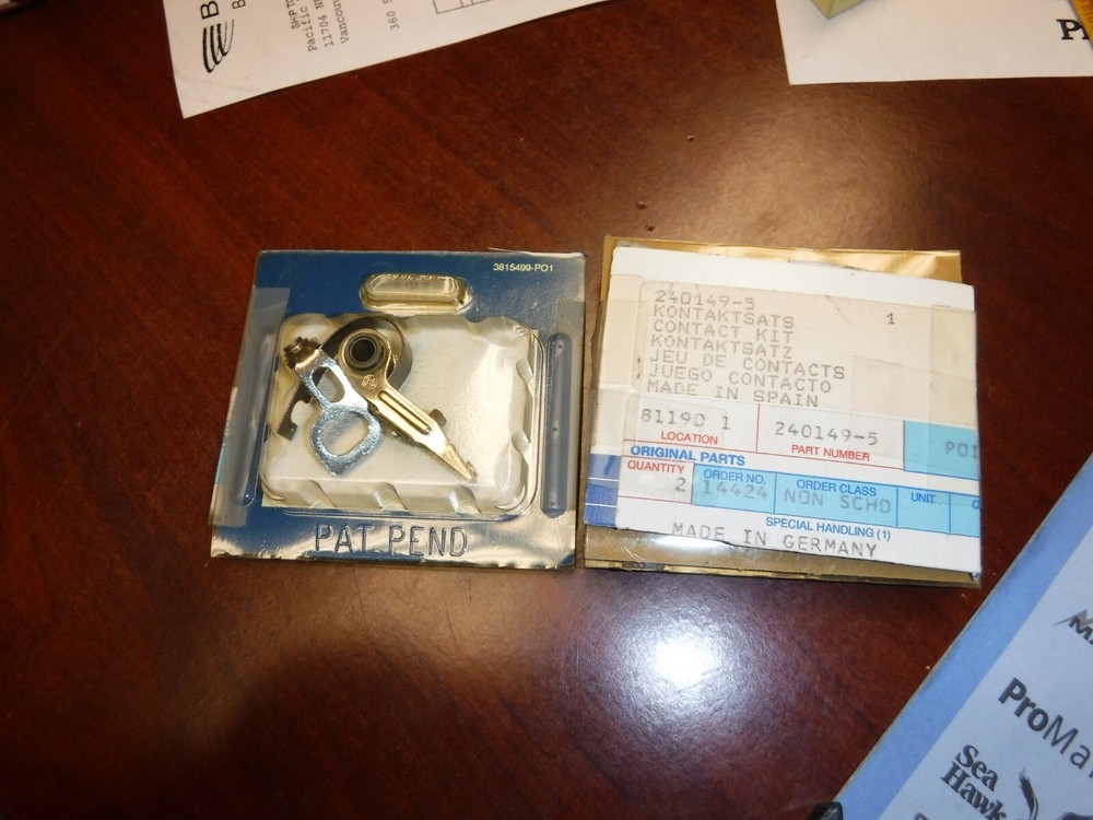 Volvo Penta OEM contact (points) set # 240149