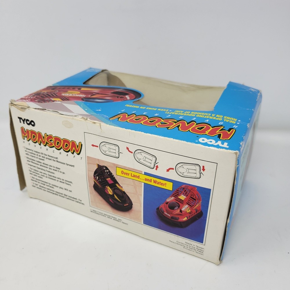 Tyco Monsoon Hovercraft Real Operating Hovercraft 1990 AS-IS
