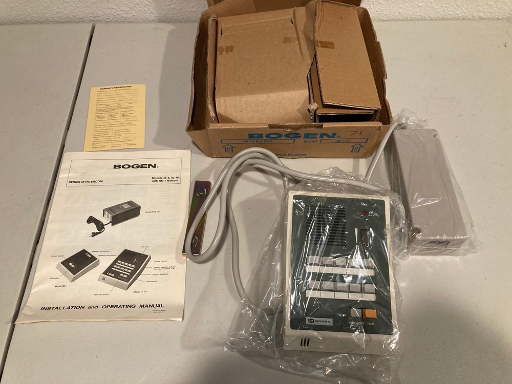 Bogen Model IE-10 Industrial Intercom System