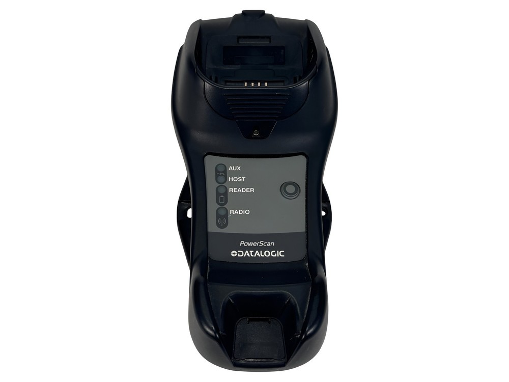 Datalogic POWERSCAN PM9501 Warehouse Radio System Barcode Scanner w/Kit TESTED